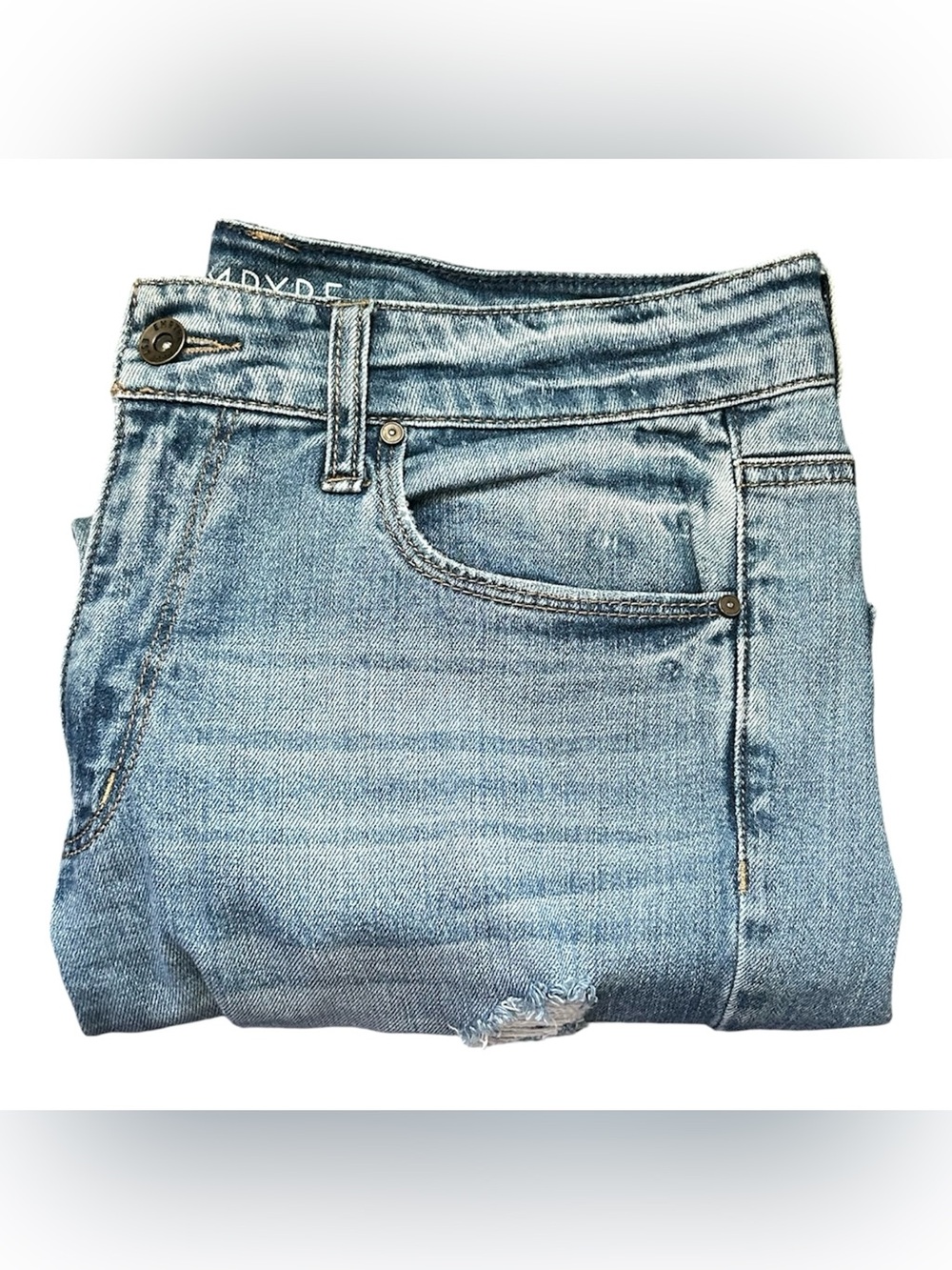 Empyre Women's Skinny Jeans in Light Blue Fade